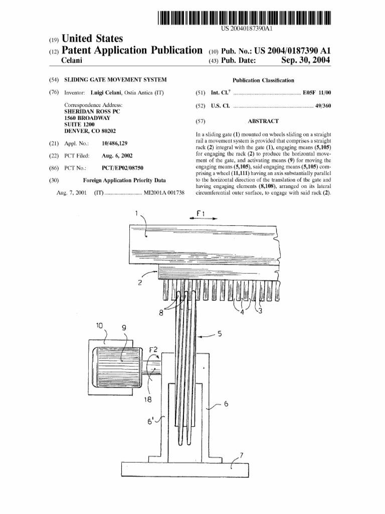 Innovative Sliding Gate Movement System | PDF | Gear | Electric Motor