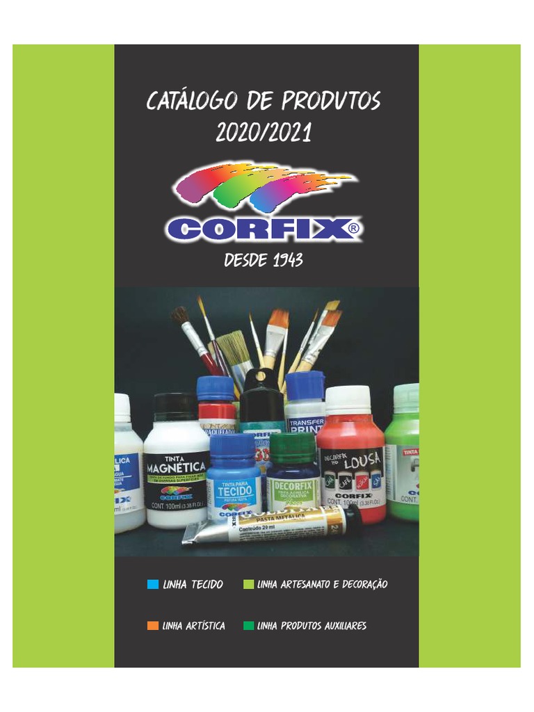 Catálogo de Produtos Corfix 2020/2021 | PDF | Tinta | Porcelana