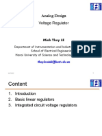 Analog Design: Voltage Regulator Voltage Regulator