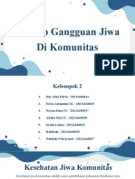 Konsep Gangguan Jiwa Di Komunitas