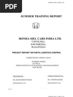 Download Project Report on Wrong Loading Honda by Rohit Yadav SN63669971 doc pdf