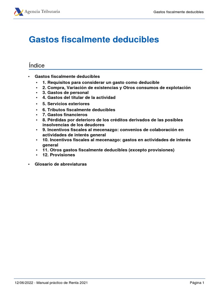 Gastos Fiscalmente Deducibles | PDF | Fondo de pensiones | Pensión