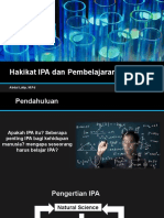 Hakikat IPA Dan Pembelajaran IPA Di MI: Abdul Latip, M.PD