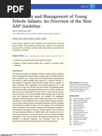 Evaluation and Management of Young Febrile Infants 2023