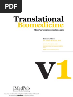 Download Translational Biomedicine Collection 2010 by iMedPub SN63670804 doc pdf