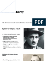 Refik Halit Karay: 1888-1965 Arasında Yaşamış Bir Yazarımız Milli Edebiyat Dönemi Ve Cumhuri