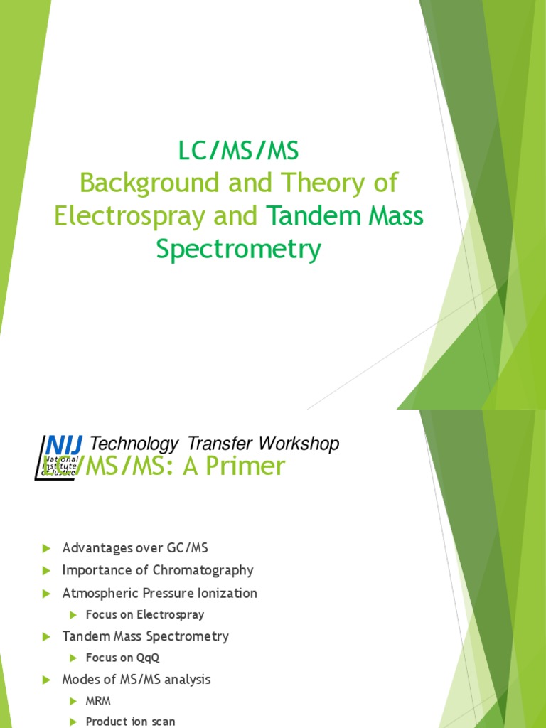 Standars Grade PDF Electrospray Ionization Mass Spectrometry