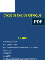 Cycle de Lacide Citrique (1ere A)