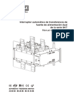 Interruptor Automático de Transferencia de Fuente de Alimentación Dual de La Serie SKT