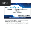 CyberAces Module1-Linux 3 CoreCommands