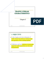 Traffic Stream Characteristics: 1. Objective