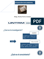 Investigación Documental: Abog. Jhordy Torres Campos