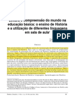 TEXTO 3 O Ens de Hist e A Utilização de DIFERENTES LINGUAGENS em