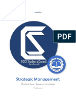 Strategic Management: Chapter Four-Types of Strategies Part One