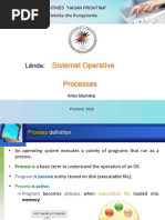 Sistemet Operative Processes: Lënda