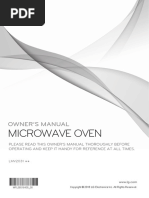 Sharp R937 Oven Manual | PDF | Oven | Grilling