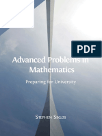 Advanced Problems in Mathematics - Dr. Stephen Siklos