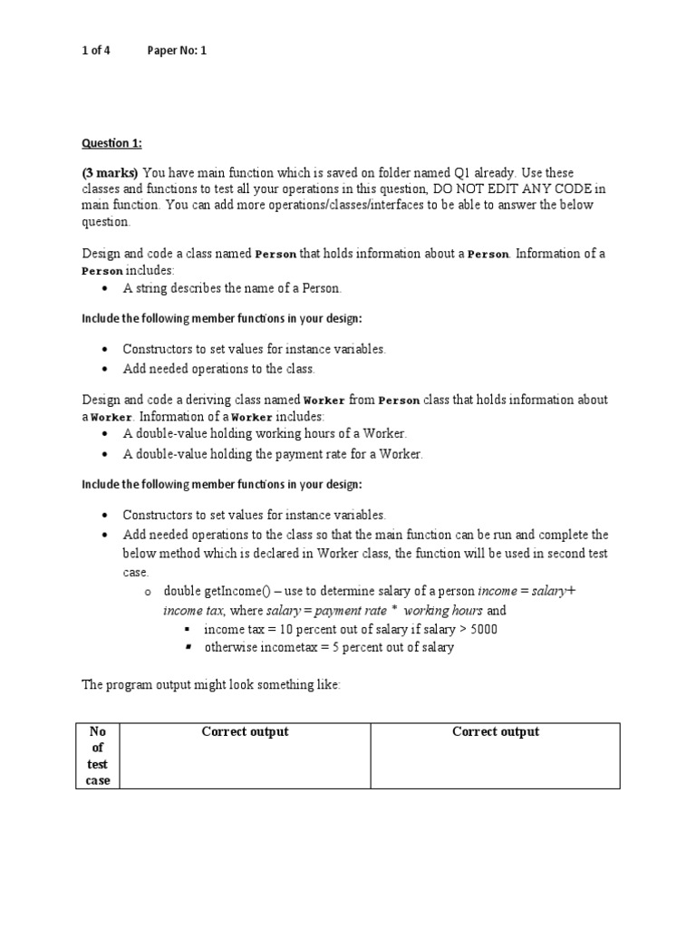  3 marks you have main function which is saved on folder named q1