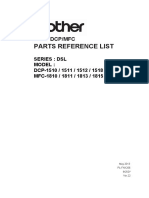 Brother DCP-1512 - Part List