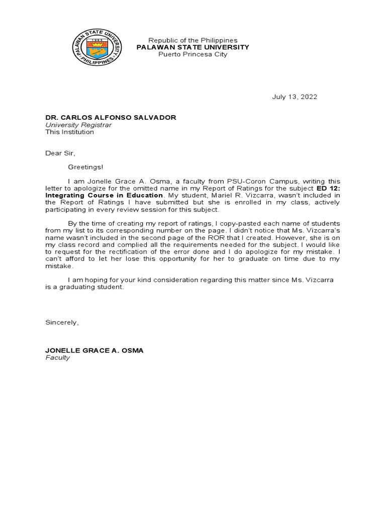 Palawan State University | PDF