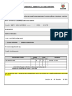 Distribuição de aulas de professor em escola de Cambé