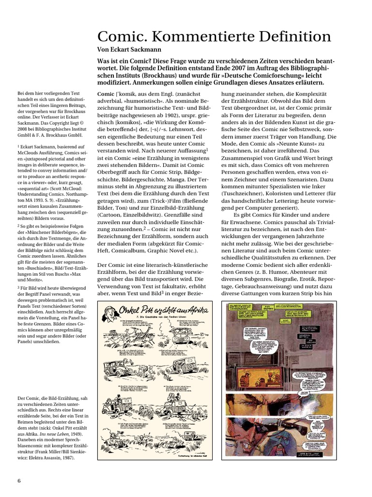 Definition Comic | PDF