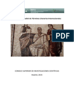 Diccionario Español de Términos Literarios Internacionales: Consejo Superior de Investigaciones Científicas Madrid, 2015