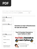 Top 10 Youtube Channels To Learn Python in 2023