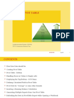 Excel Pivot Table: Use This Area For Cover Image (Height 6.5cm, Width 8cm)