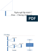 Bài 5 - Ngôn ngữ lập trình C - Hàm - Chương trình con