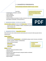 Diagnóstico periodontal: signos y síntomas