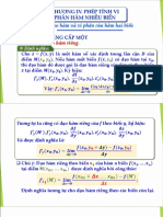 Chương4-Bài 2-Đạo hàm và vi phân hàm nhiều biến