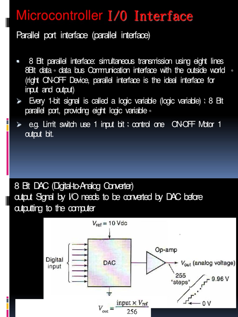 Lecture 2 ES MH501 PDF Analog To Digital Converter Digital To