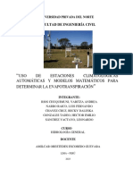 Informe de Hidrologia