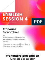 English Session 4: Centro de Idiomas Fessanjosé