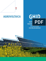 Ghid Pentru Conbinarea Panourilor Fotovoltaice Cu Producerea Culturilor Agricole Agrovoltaica
