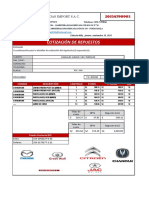 Cotizador Plantilla Zapatas y Pastillas de Freno