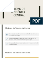 Medidas de Tendência Central