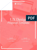UX Design: Proposal Template