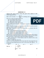 FD Xa F: Chapter 13 - Statistics and Probability NCERT Exemplar - Class 10