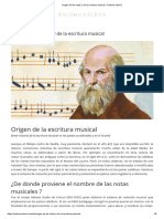 Origen de Las Notas y de La Escritura Musical - Paloma Valeva