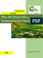 Plan de Desarrollo y Ordenamiento Territorial: Parroquia de "San Pedro de La Carolina"