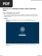 Discovery 19: Troubleshoot Wireless Client Connectivity Issues