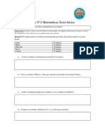 Guía N°4 Matemáticas Sexto