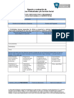 Reporte y Evaluación de Prácticas Profesionales Y/o Servicio Social