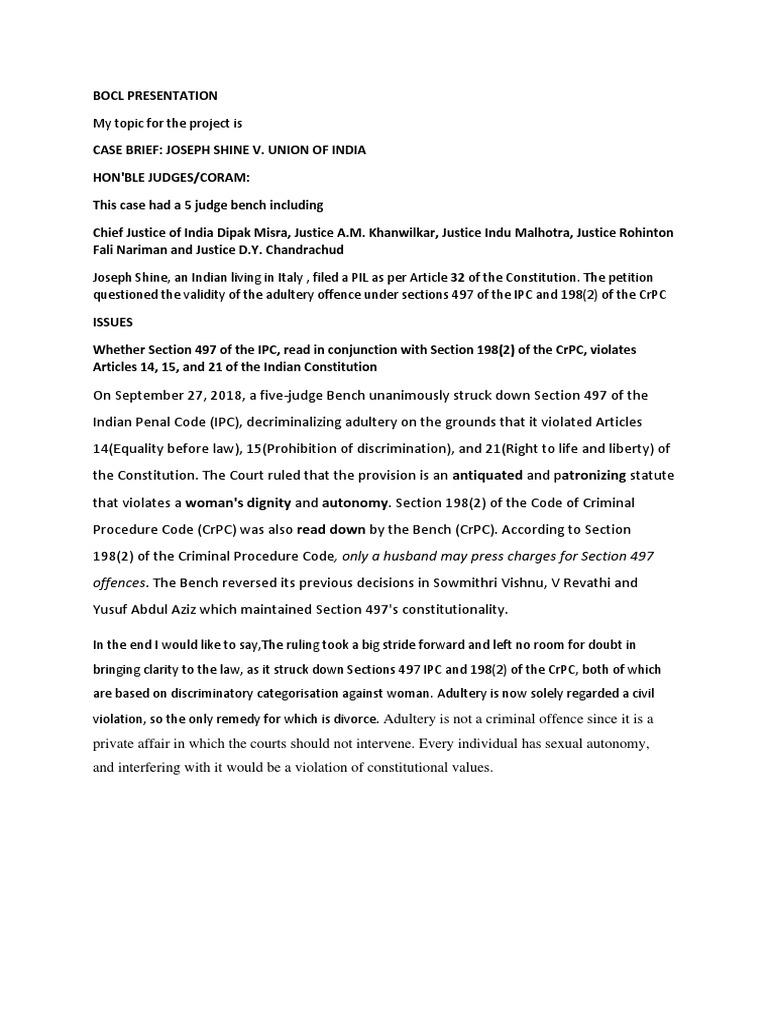 BOCL PRESENTATION Content | PDF