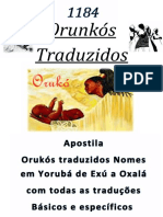 Orunkós - Nomes Traduzidos