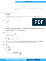 Physics Problems and Solutions