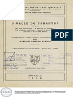 Mario de Sampaio Ferraz. O Vale Do Paraiba Uma Zona Que Surge, o Passado e o Presente. São Paulo 1939