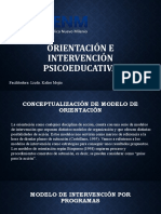 Orientación E Intervención Psicoeducativa: Facilitadora: Licda. Kalier Mejia